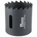 M.K. Morse 157285 MHST Hole Saw, 1-3/4 in dia, 1-15/16 in D Cutting, Tungsten Carbide Tip Cutting Edge, 5/8-18 MHST28